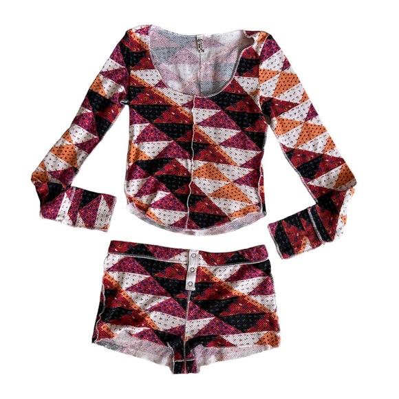Free People Intimately Thermal 2 Piece Set - Picture 3 of 5